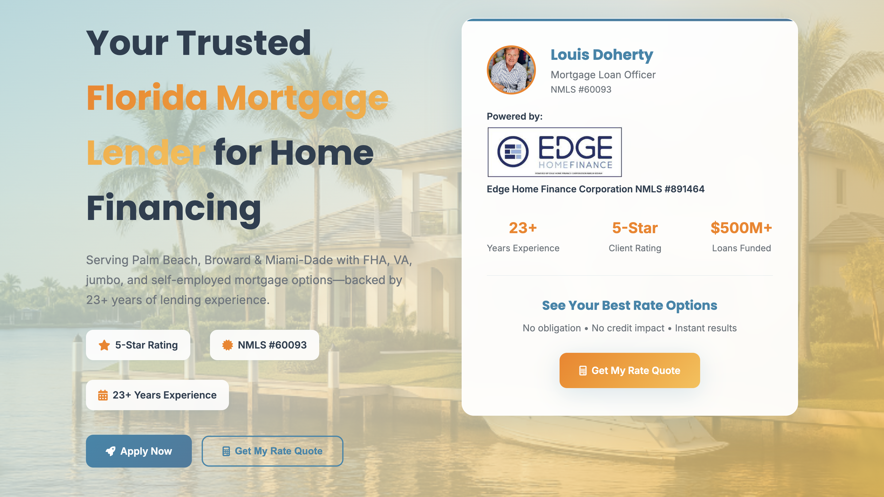 Doherty Home Loans website preview
