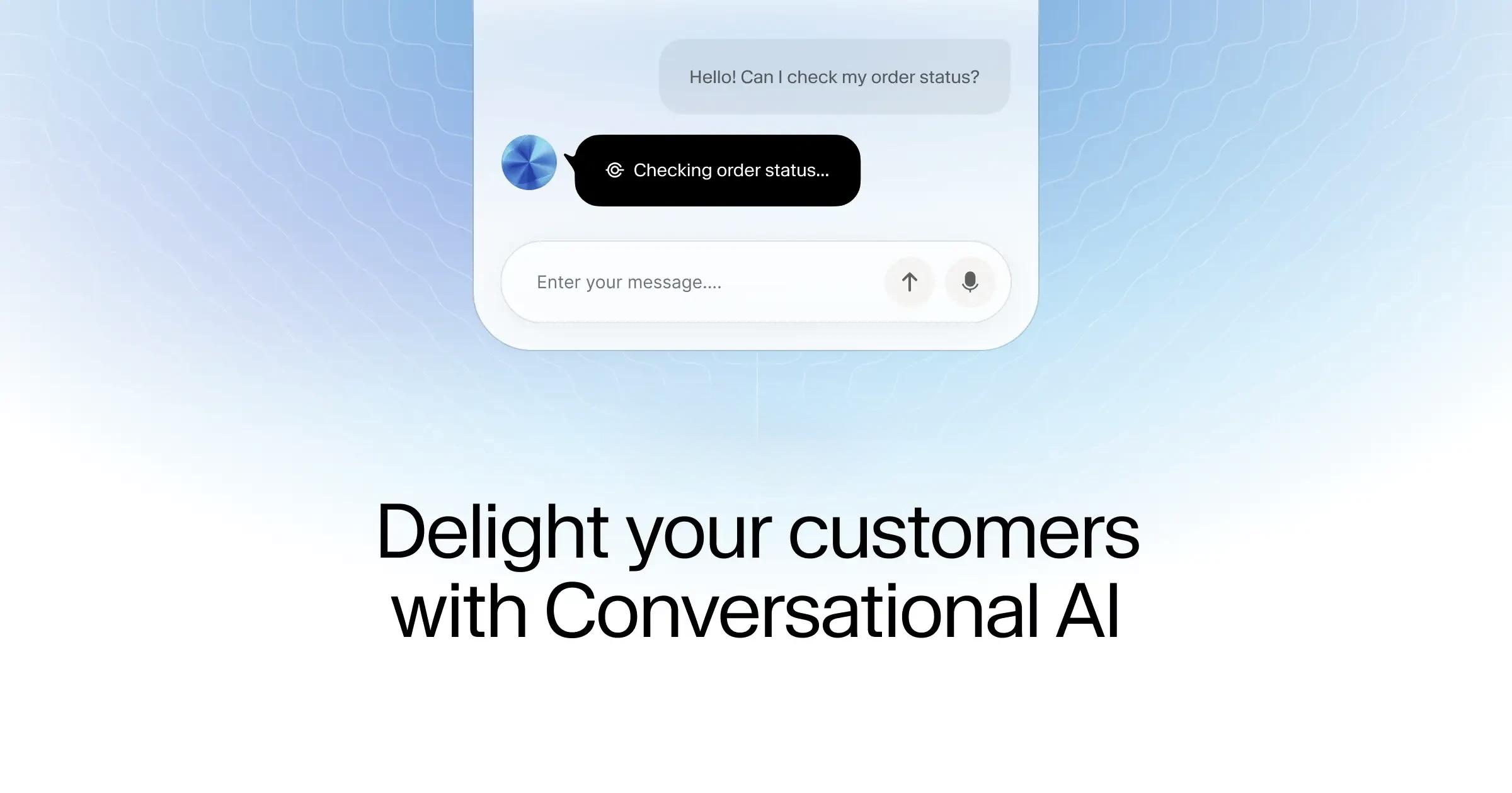 Mobile assistant interface screenshot
